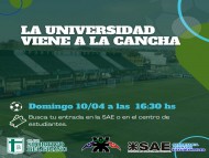 La universidad viene a la cancha